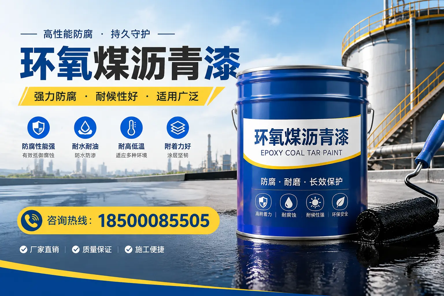 环氧煤沥青漆的储存与运输注意事项，江山企业须知